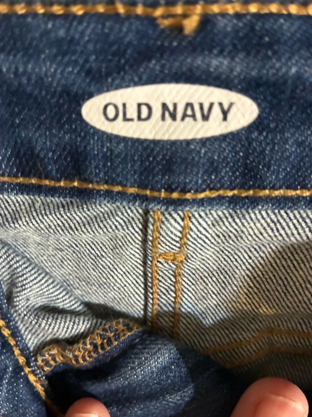 Classic Medium Dark Blue Denim Mini Skirt - Old navy size 6